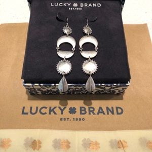 Lucky Brand Silver Drop Earrings